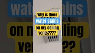 My AC Vents Are Leaking!! Why is this?? #