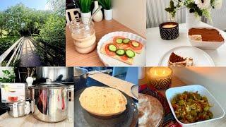 Slow day Breakfastmaking Tiramisu & Okra/Bhindicleaning & organizing| shopping haul