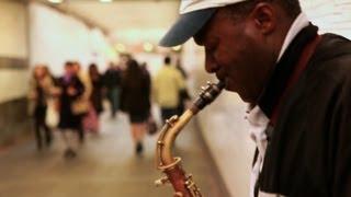 Leonardo Love - The Saxophonist : The Back of the Busk