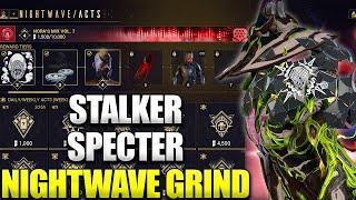 Stalker Specter Warframe Weekly Reset Nightwave Grind! Dev Stream This Month At TGS!