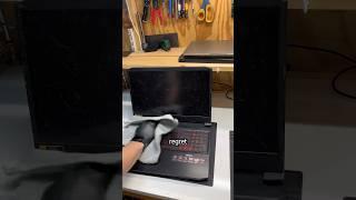 Refurbishing a filthy Acer Nitro 5 #gaming laptop (I love it) #pc #tech #technology #shorts