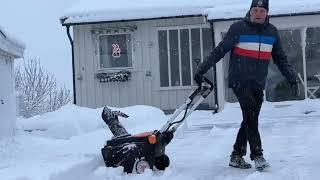 #008 挪威铲雪机，半自动铲雪机，Norwegian snow blower, semi-automatic snow blower, Norge ，Norway，ノルウェー，노르웨이