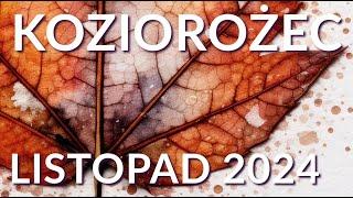 TAROT - KOZIOROŻEC LISTOPAD 2024