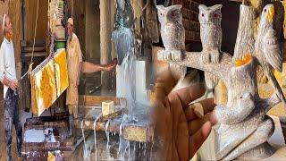 Wonderful Handmade Making Process in White Marble || Antique Art