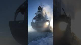 Ship Departs Icy Bay of Bothnia After Pilot Disembarkation