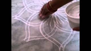 Double stroke rangoli