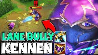 HOW TO TOP GAP WITH KENNEN IN SEASON 14! (HINT: BE A LANE BULLY)