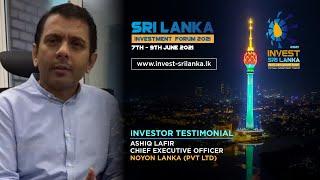 SLIF 2021 — Investor Testimonial: Noyon Lanka (Pvt Ltd)