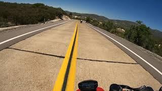 Yamaha R1 an a Ducati StreetfighterV2  on old highway 80