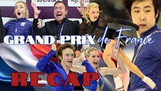 Grand Prix de France RECAP 2024 Amber Glenn, Jin Boyang, Lopareva/Brissaud #isufigureskating