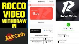 Rocco Video Withrow 10$ Prof | How To Earn Money On Rocco Video | Online Earning In Pakistan