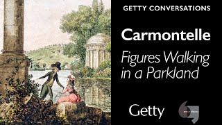 Carmontelle, Figures Walking in a Parkland