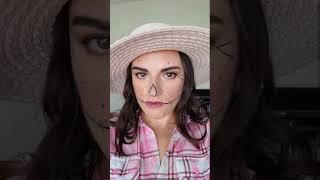 Scarecrow Halloween Makeup Before and After 