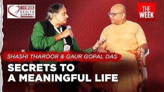 Shashi Tharoor and Gaur Gopal Das on healing and finding meaning in today's world @GaurGopalDas