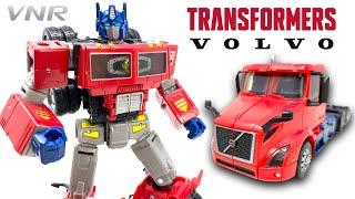 Transformers X Volvo Crossover VNR OPTIMUS PRIME G1 Version Review