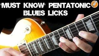 Minor Pentatonic Blues Licks