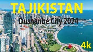 Dushanbe City 2024 , Tajikistan 4K By Drone