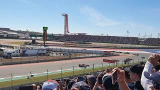 2019 COTA F1 Austin Texas turn 12, section2 row 31, lap 1