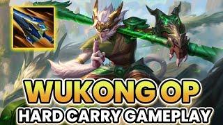 WILD RIFT WUKONG IS OP JUNGLE IN SEASON 15 (BUILD & RUNES) | HARD CARRY CHALLENGER WUKONG GAMEPLAY