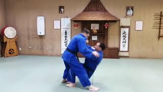 Nage no kata .Tomoe nage.Training and performance.Тренировка и выполнение Томое наге в наге но ката.