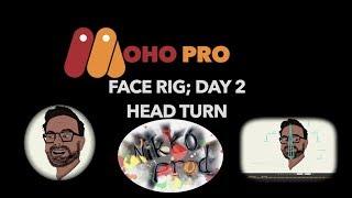 Moho Pro 12: Face Rig; Day 2. Head Turn.