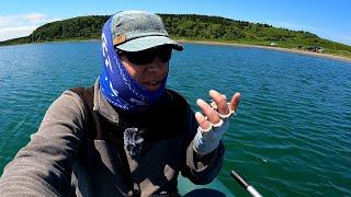 There are plenty of fish, but not biting. Crooked hands?