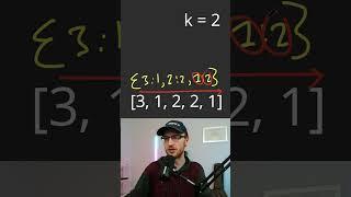 Meta Coding Interview Question - Top K Frequent Elements - Leetcode 347