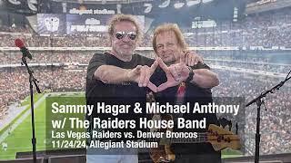 Sammy Hagar, Michael Anthony & The Raiders House Band 11/24/24 Halftime Show Raiders vs. Broncos