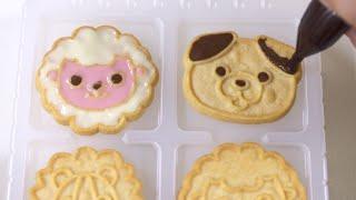 얼려먹는 초코(얼초)_동물얼굴그리기 [ASMR] / Frozen Choco Animal Face Drawing Set