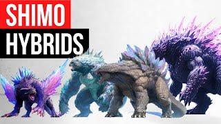 Shimo and Monsterverse Titans Hybrids