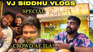 FUSK IT | சென்னை | ECR | Cafe | Settai Sheriff | VJ Siddhu Vlogs | Highway Cafe | Food street