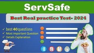 ServSafe Manager Practice Test 2024 | best 40 Questions