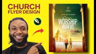 How to Design a Church Flyer with CorelDraw Tutorial 2024