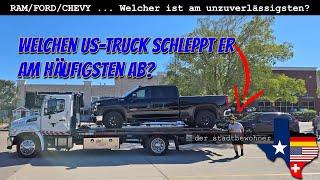 RAM/Ford/Chevy... Welche US-Truck Marke schleppt der AAA Fahrer am häufigsten ab?