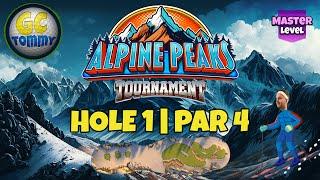 Master, QR Hole 1 - Par 4, EAGLE - Alpine Peaks Tournament, *Golf Clash Guide*