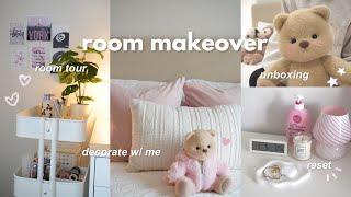 aesthetic room makeover *2025* 🫧🩰 ikea shopping, pinterest inspired, cleaning & organizing 𝜗𝜚˚⋆