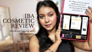 TESTING FULL FACE OF MAKEUP FROM IBA COSMETICS | ONE BRAND TUTORIAL WITH IBA COSMETICS | DUSKYBONG