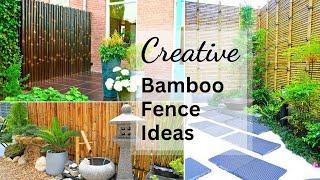 Amazing ideas for bamboo fences | bamboo fence garden ideas |Garden fence ideas#bamboo #fence#garden