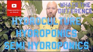 What’s the difference: Hydroculture, Hydroponic, Semi hydroponic