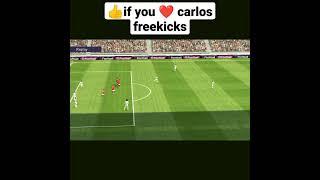 Roberto Carlos freekicks be like|Watch in slow-motion|Astral Pes #pes22#robertocarlos#pes malayalam