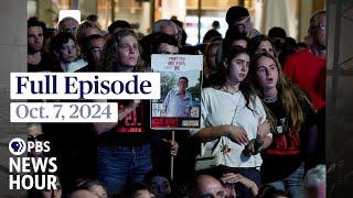 PBS News Hour full episode, Oct. 7, 2024