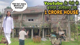 YouTube के पैसे से बना रहे हैं 1 CRORE ka घर Arunachal ka Youtuber Monu Deori ||@MonuBikomiya.