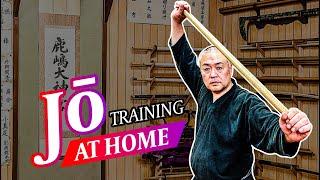 6 Jō (Staff) Swinging Exercises You Can Train at Home