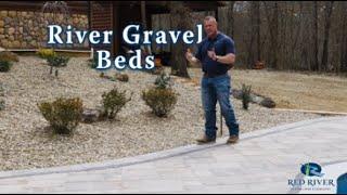 River Gravel Bed || An alternative to wood mulch