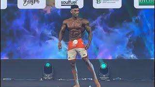 Raja Ajith Fire Posing Men's Physique On The Stage On Bharat Pro Show Mumbai2024