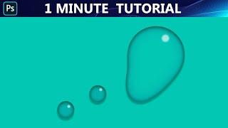 1 Minute Trick in Photoshop - Water Droplets