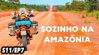 ATRAVESSEI a FLORESTA AMAZÔNIA do AMAPÁ SOZINHO de MOTO [HEMISFÉRIO NORTE] - S11/EP7