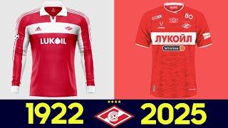 The Evolution of Spartak Moscow Football Kit 2024-25 | All Spartak Football Jerseys in History 2024