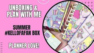 Unboxing & Plan With Me | Planner Love Kellofafan Box!