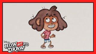 Disney Primos Cartoon Comes to Life!  | Tater | How NOT To Draw | @disneychannel